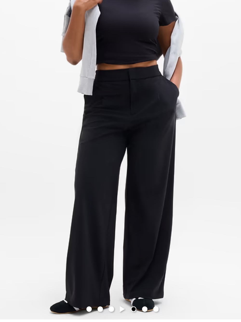 Athleta High Rise Pinnacle Trouser Size 10 Black
